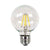 Impressions Vanity CLEAR LED GLOBE BULBS, DIMMABLE (COOL WHITE, 4W)